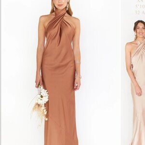 Show Me Your Mumu Jasmine Halter Maxi Dress